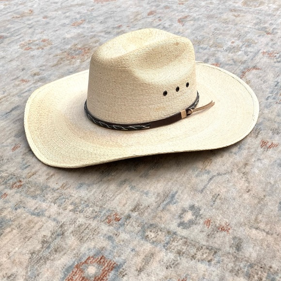 Texas Hat Co Other - Texas Hat Co 30 Star Straw Hat Sz 7 1/8